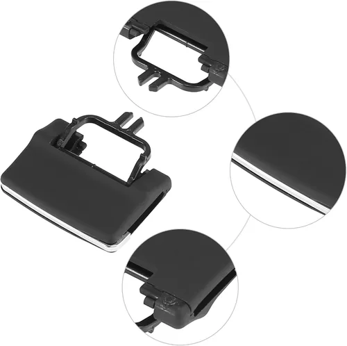 Vista 5 de ACROPIX Clips de salida de aire acondicionado delantero izquierdo derecho para Mercedes Benz GL450 ML350 ML550 - Paquete de 4 unidades color negro