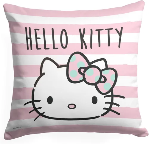 Vista 15 de Northwest Almohada Hello Kitty, 18 x 18 pulgadas, Cocoa Cutie