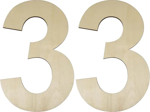 Vista 17 de HILAZA Tablero de madera grande de 12 pulgadas de grosor con número 0, 1/4 de pulgada de grosor, sin terminar, de madera en blanco, para decoración