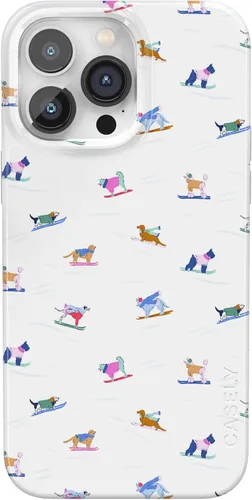 Vista 23 de Casely Funda para iPhone 14 Pro Max All Boo'd Up Fantasma púrpura Compatible con MagSafe Diseño clásico ultrafino