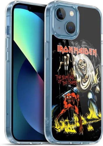 Vista 191 de Head Case Designs Funda de gel suave con licencia oficial de Iron Maiden Brave New World, compatible con Apple iPhone 7 Plus/iPhone 8 Plus Nuevo