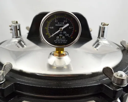 Vista 2 de Esterilizador de vapor eléctrico con autoclave con calefacción, 4.7 galones (18L), recipiente a presión de carcasa de acero inoxidable