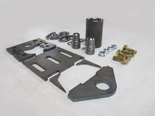 Vista 8 de Kit de cubo y husillo para portadores de neumáticos - Montaje lateral de doble cizalla