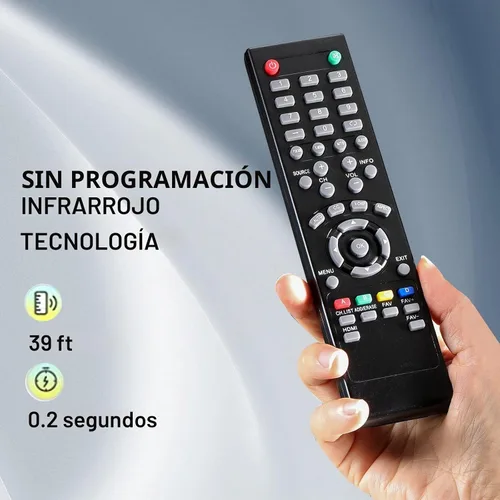Vista 7 de 84504503B01 Control remoto universal para TV apto para casi todos los televisores Seiki SC552GS