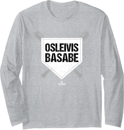 Vista 3 de Homeplate Gameday Osleivis Basabe Prospect Baseball Fan Gear Long Sleeve T-Shirt