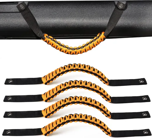 Vista 20 de Asas de agarre de barra antivuelco para Ford Bronco 2021 2022 2023 2024 2025 2 accesorios de 2 puertas y 4 puertas, mango de agarre de paracaídas