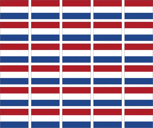 Vista 2 de 30 hojas de tatuajes temporales con la bandera de los Países Bajos, calcomanías para tatuajes faciales para adultos y niños, accesorios