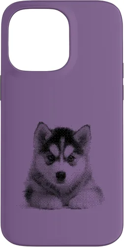 Vista 21 de Chic Husky Puppy for Dog Mom and Paw Parents Case for iPhone XR