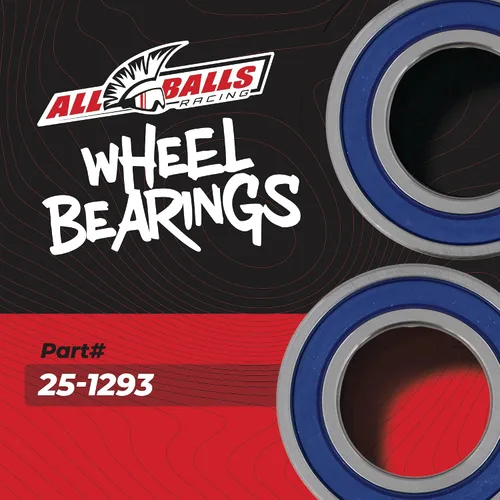 Vista 2 de All Balls Racing 25-1293 Kit de juntas de rodamiento de rueda compatible con/reemplazo para Suzuki