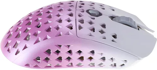 Vista 4 de Vancer Gretxa - Mouse inalámbrico ultraligero para juegos con sensor 3370 PTFE 243oz color rosa desvanecido