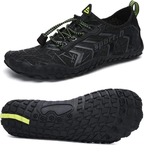 Vista 6 de UBFEN Zapatos acuáticos para natación, para hombre y mujer, para deportes de playa, secado rápido, descalzos para navegación, pesca, buceo, surf