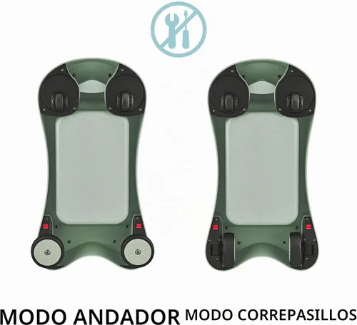 Vista 8 de Globber ECO Walk'n'Roll 2 en 1 (Pistachio)