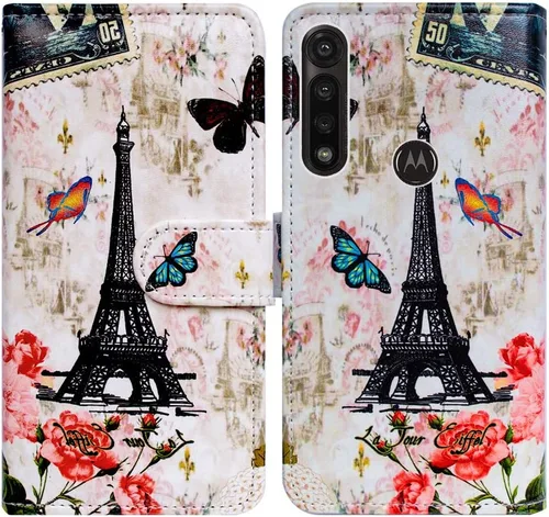Vista 16 de Bcov Funda para Moto G Power 2020, Motorola G Power, funda de piel con tapa y soporte para ranura para tarjeta y soporte para Motorola Moto G Power