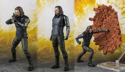 Vista 8 de TAMASHII NATIONS S.H. Figuarts Bucky & Tamashii Efecto Impacto Vengadores Infinity War