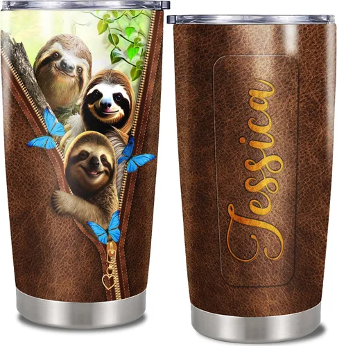 Vista 12 de Dorris Vaso de aguacate personalizado con diseño de aguacate, no aguacate, taza de café de viaje con tapa de acero inoxidable para mujeres, hombres