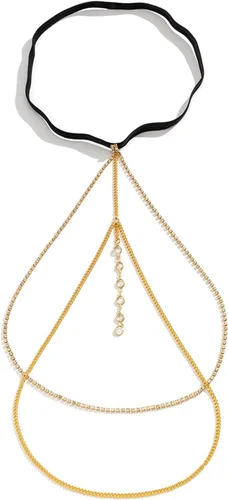 Vista 3 de Sexy Beach Multi-layere Leg Chain Crystal Thigh Chain Jewelry Summer Rhinestone Thigh Leg Chain Bikini Body Thigh Chain Jewelry for Women
