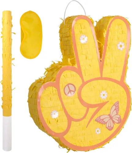 Vista 11 de JOARHONAL - Piñata para pastel de cumpleaños, con vendaje y murciélago, decoración de juegos de fiesta de cumpleaños