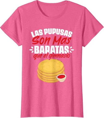 Vista 20 de Las Pupusas Que El Gimnasio - Camiseta salvadoreña salvadoreña, Negro