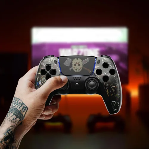Vista 35 de Custom Wireless Controller compatible with PS5 Exclusive Unique Design Personalize Your Gaming Experience with Unique Design and Exceptional
