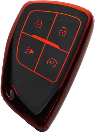Vista 6 de Funda para llavero compatible con GMC para Chevrolet para Chevy para Buick para llave inteligente Cadillac