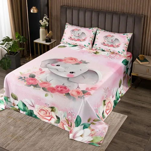 Vista 8 de Colcha de vaqueras occidentales para niños, tamaño individual, con estampado de piel de vaca rosa, decoración de habitación de niños y adultos