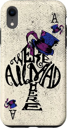 Vista 25 de iPhone 16 We're All Mad Here - Funda de Alicia en el País de las Maravillas