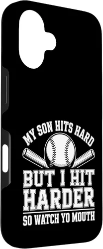 Vista 3 de My Son Hits Hard But I Hit Harder So Watch Yo Mouth - Case for iPhone 16