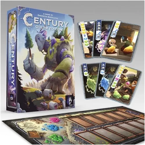 Vista 3 de Asmodee Century Golem Edition Juego de Mesa - Viaja por el Camino del Gólem en Caravania, juego de estrategia para niños y adultos, a partir de 8