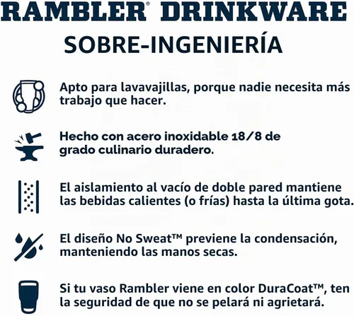 Vista 4 de YETI Rambler - Vaso apilable de 16 onzas, aislado al vacío, de acero inoxidable con tapa MagSlider Apilable