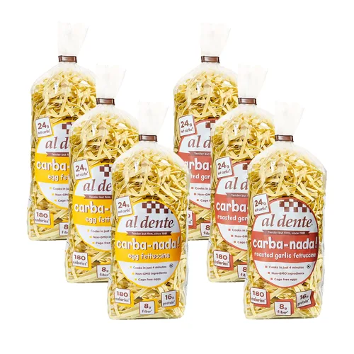 Vista 19 de Al Dente Carba-Nada Rigatoni & Cavatappi Variedad – Bajo en carbohidratos, alto en proteínas – Dieta apta para dieta cetogénica y de puntos, fideos