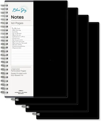 Vista 8 de Blue Sky Notes Professional Notebook, 5.5" x 8.5", Black