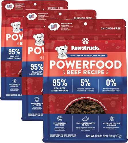 Vista 13 de Pawstruck - Comida para perros seca al aire con carne de res real, sin granos, hecha en EE. UU., sin OGM, recomendada por veterinarios, alta