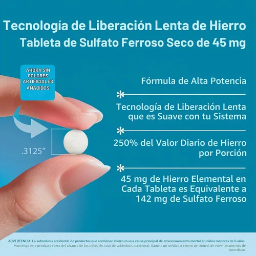 Vista 4 de Tabletas de liberación lenta de hierro 21st Century. , B005LEMT1I, 1, 1