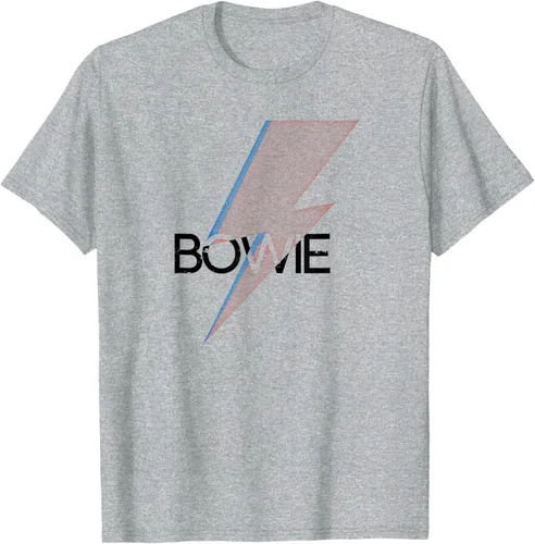 Vista 3 de David Bowie - Camiseta Bowie Bold, Blanco, S