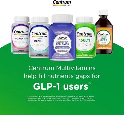 Vista 8 de Centrum Minis Silver Multivitamínico para mujer 50 Plus, suplemento multimineral con vitamina D3, vitaminas B, ingredientes sin OMG, apoya