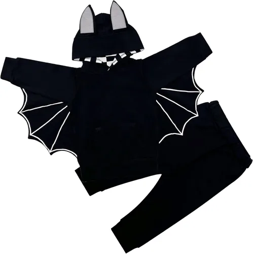 Vista 9 de Toddler Boys Girls Halloween Costume, Cosplay Clothes for Kids, Child Doctor Pirate Role Play T-Shirt Pant Set