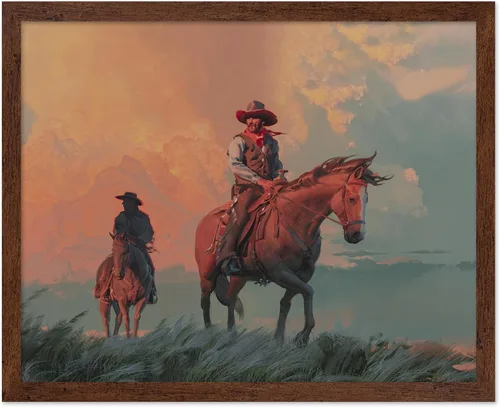 Vista 37 de Poster Master Vintage A Mexican Vaquero Print – Póster retro de vaquero – Arte occidental – Diseño de pared del salvaje oeste – Regalo para hombres
