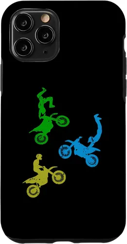 Vista 10 de iPhone 15 Freestyle Motocross Dirtbike Wheelie Enduro Motorcycle Boys Case