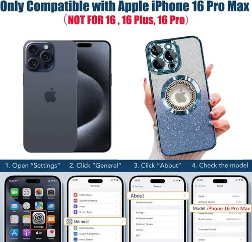 Vista 58 de Misscase Funda magnética con purpurina para iPhone 11 compatible con MagSafe, protección completa, delgada, a prueba de golpes, antiarañazos