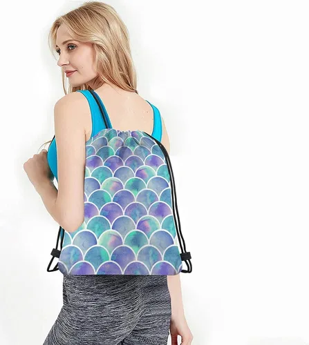 Vista 4 de Beabes Skulls - Mochila con cordón, Multi-a128