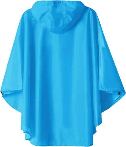 Vista 2 de Chaqueta ligera de poncho de lluvia para niños, impermeable, abrigo impermeable