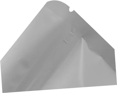 Vista 9 de 100 bolsas con cierre de cremallera aluminizadas con ventana transparente, bolsas de almacenamiento de alimentos para aperitivos y té, embalaje a