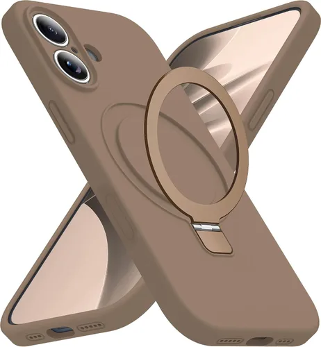 Vista 41 de SKYLMW Funda diseñada para iPhone 11 con soporte magnético invisible Compatible con Mag-Safe, a prueba de caídas de grado militar, a prueba