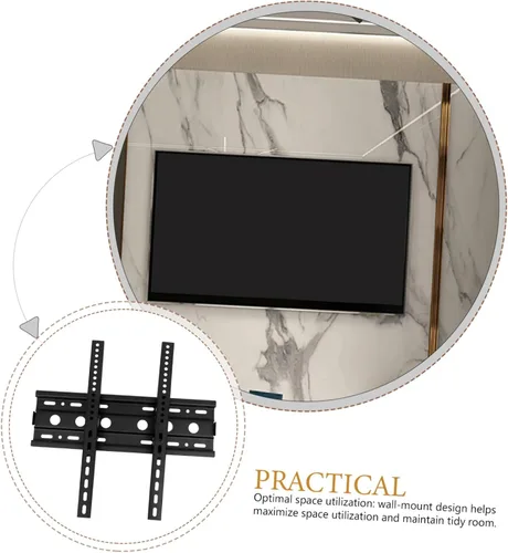 Vista 6 de Zerodeko Soporte telescópico de montaje en pared para televisores, ángulo de visión ajustable, soporte de montaje en pared resistente para ahorrar