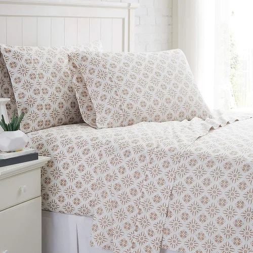 Vista 10 de Southshore Fine Living, Inc., Sábanas de Algodón 100% con Bolsillo Profundo, Sábanas de Algodón Satén de 300 Hilos Juego de Cama Tamaño Full, Sábana