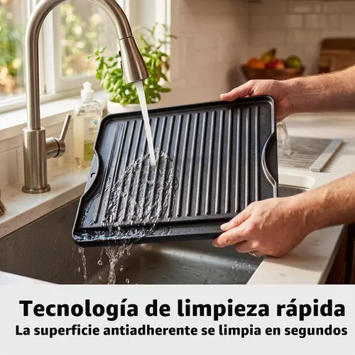 Vista 7 de Utheer Parrilla reversible para todas las estufas Camp Chef de 14 y 16 pulgadas, plancha de hierro fundido, para estufa Camp Chef Explorer de 2