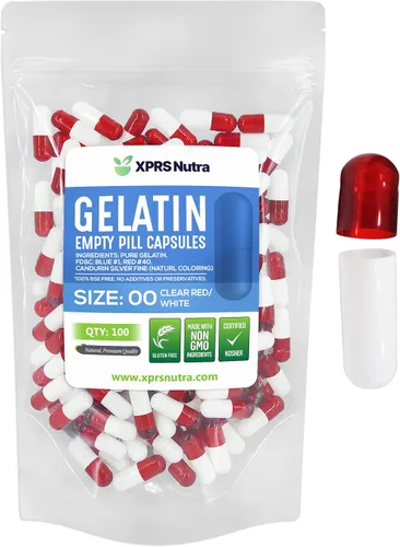 Vista 16 de XPRS Nutra Cápsulas vacías tamaño 00 – 100 cápsulas vacías de gelatina – Pastillas de relleno de cápsulas de bricolaje – Cápsulas de gel rellenables