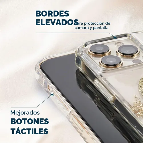 Vista 4 de Case-Mate - Karat Marble - Funda MAGSAFE para iPhone 13 Pro Max - Compatible con accesorios MAGSAFE y carga - Protección contra caídas de 10 pies