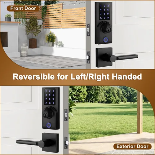 Vista 6 de Cerrojo de huella digital para oficina y entrada de puerta exterior