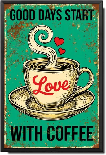 Vista 23 de Lygond Letrero de metal con texto en inglés «Bear That's What I Do I Drink Coffee I Hate People and I Know Things», decoración de invernadero